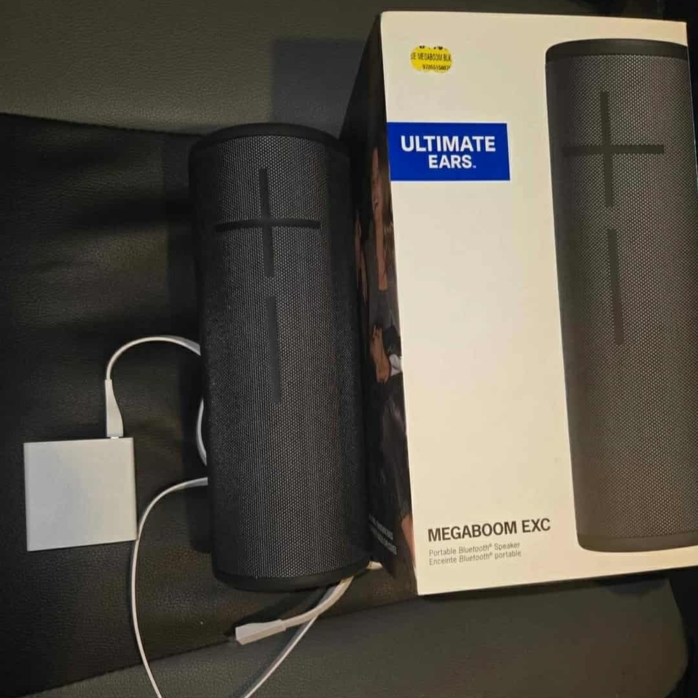 Megaboom EXC Portable Bluetooth Speaker - Black